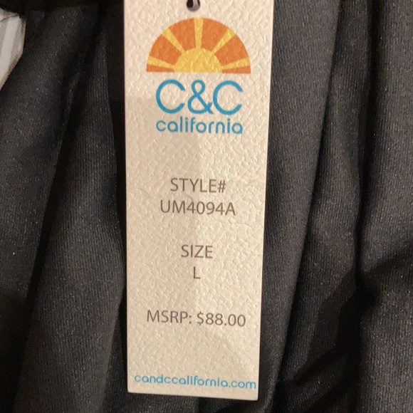 C&C Athletic Hoodie, Size L NWT - Picture 7 of 8